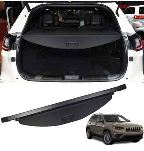lot 57011 image: marretoo cargo cover factory style for jeep grand cherokee cargo trunk cover accessories 2011-2020 2021 black retractable trunk security shield shade��not fit 2021 winter-2022 jeep grand cherokee l��