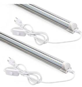 lot 57037 image: Barrina LED Shop Light 2ft, 20W 2500LM 5000K, T8 LED Light Fixture, Clear Cover, Ceiling and Utility Shop Light, Linkable Tube Lights, Shop Lights for Room, Garage, Workbench, Warehouse, 2-Pack
