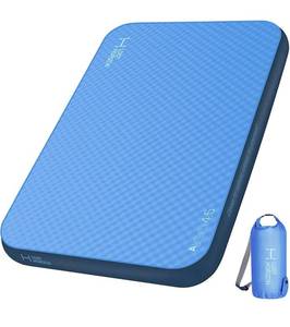 lot 57046 image: Retail $145 LOSTHORIZON Airsoft 4.5�� Thick Self Inflating Sleeping Pad with Solid Foam, Camping Mattress with Pump Sack, Portable Roll Up Bed, Inflatable Outdoor Mat for Rooftop Tent Car Truck Van, 4 Season