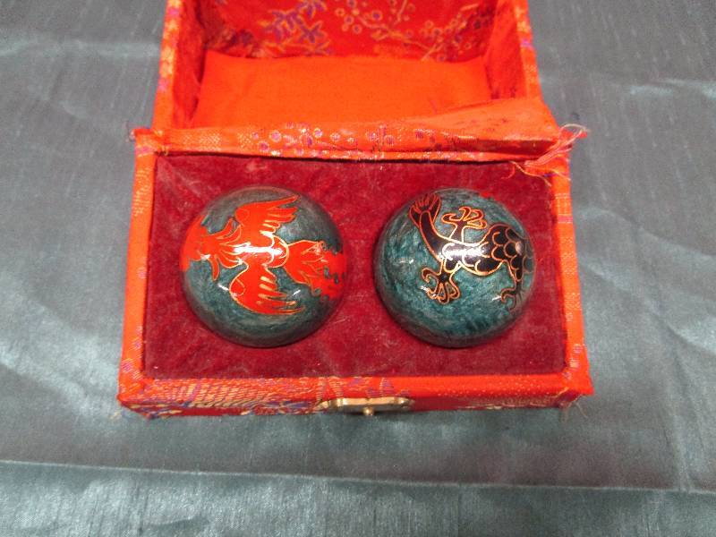 lot 8298 image: Teddy iron balls