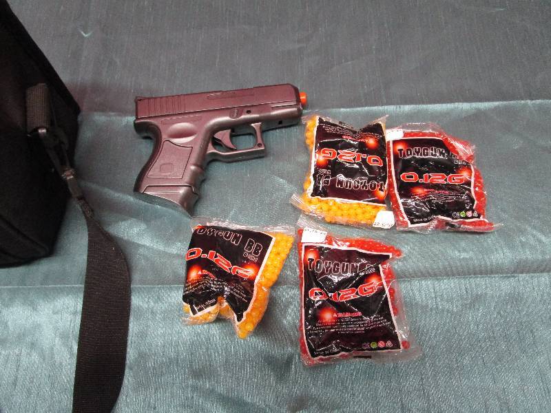 lot 8290 image: Air gun with pellets