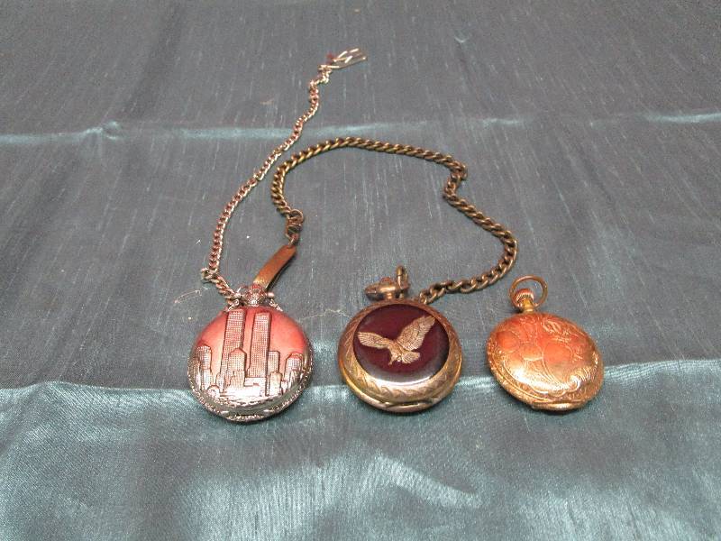 lot 8268 image: Lot of pocket watches unknown working condition