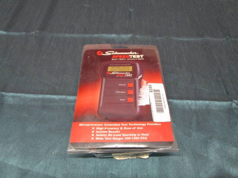 lot 8249 image: Speed test battery analyzer