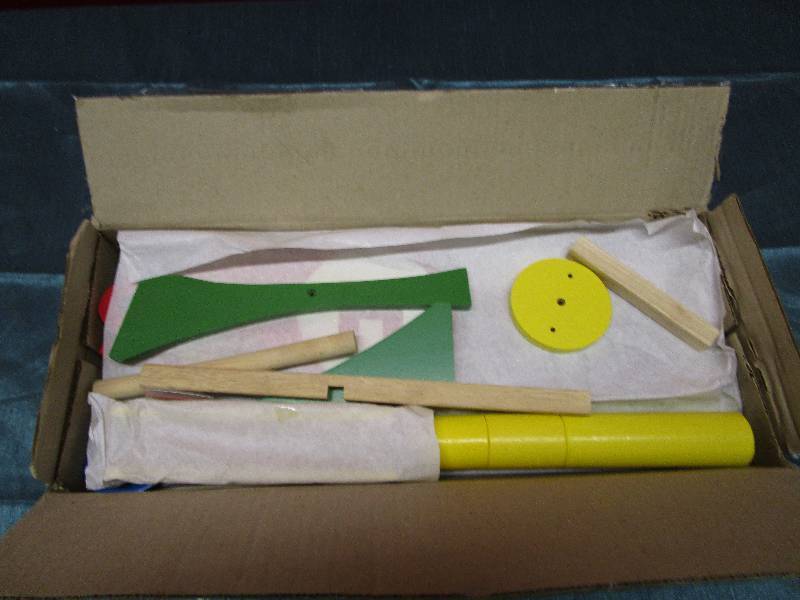 lot 8240 image: Wooden airplane