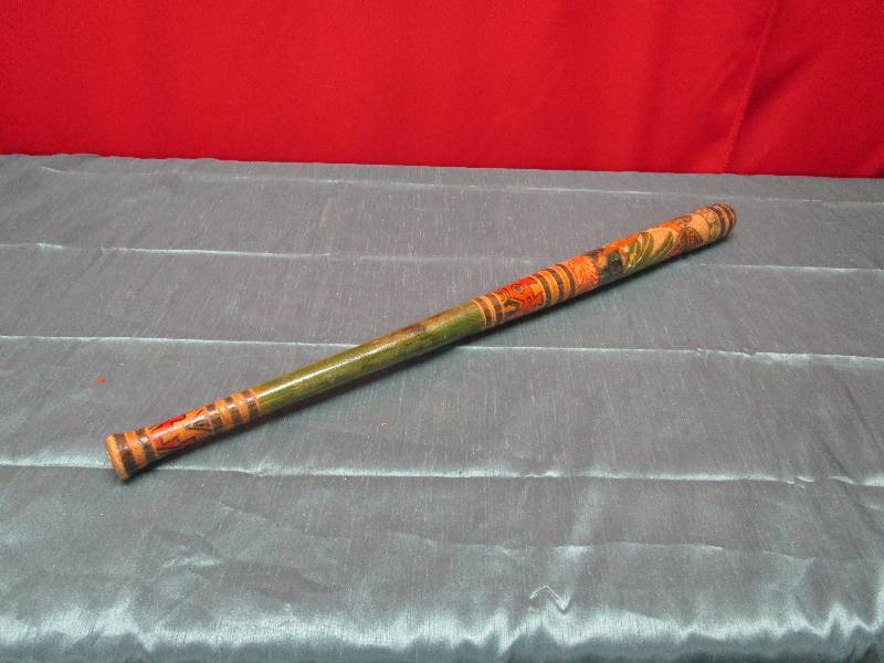 lot 8230 image: Hand-carved baton