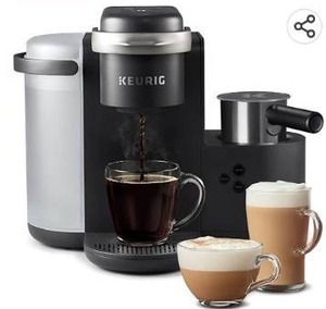lot 13169 image: Keurig K-Cafe Single-Serve K-Cup Coffee Maker, Latte Maker and Cappuccino Maker, Comes with Dishwasher Safe Milk Frother, Coffee Shot Capability, Compatible With all Keurig K cup pods