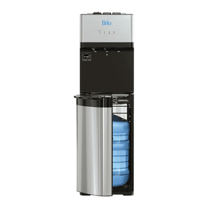 lot 13180 image: Brio 500 Series Self Cleaning Bottom Loading 3-5 Gallon Capacity Tri-Temperature Water Cooler Dispenser with Hot Water Up To 198 Degrees Cold Water Down To 39 Degrees and Room Temperature Water