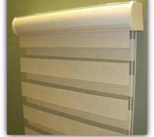 lot 13190 image: Nina Illusion Shade Beige frame 62.5 inches wide
