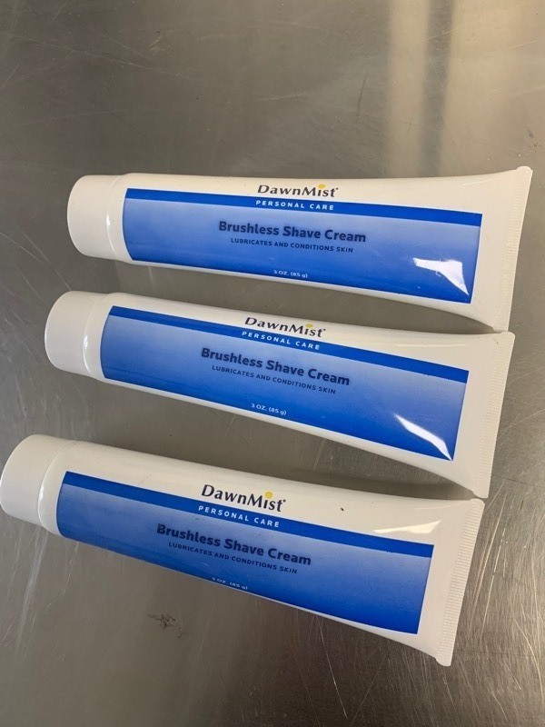 lot 189 image: 20 New Tubes of Dawnmist Personal Care Brushless Shave Cream