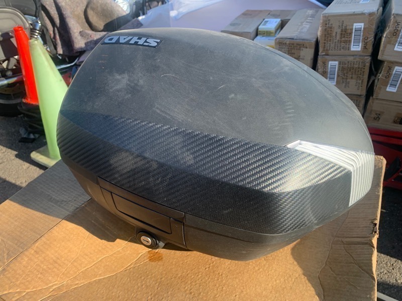 lot 214 image: Shad Motorcycle Hard Side Bag