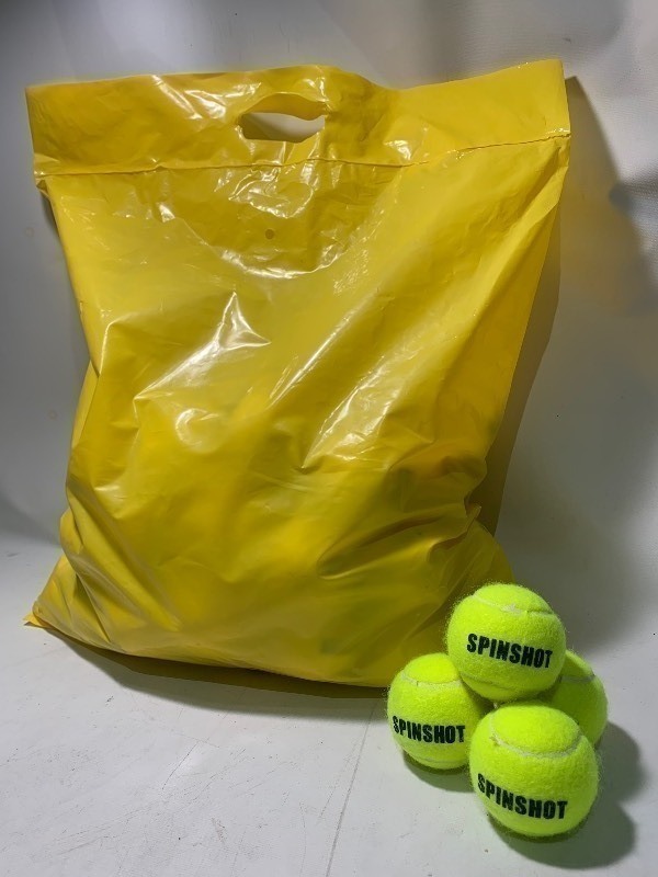lot 223 image: New Bag of 60 Spinshot Tennis Balls