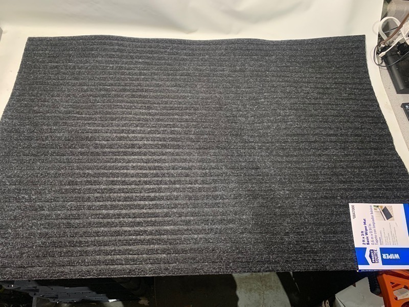 lot 246 image: 3 New Lowes Project Source 2ftx3ft Outdoor Basic Wiper Mats
