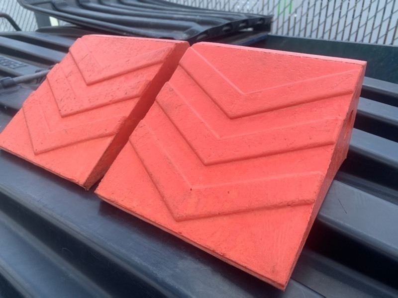 lot 269 image: 2 RV Truck Tire Blockers