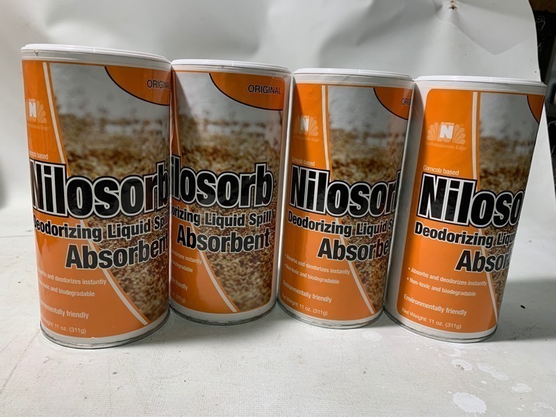 lot 312 image: 4 New Nilosorb Deodorizing Liquid Spill Absorbent