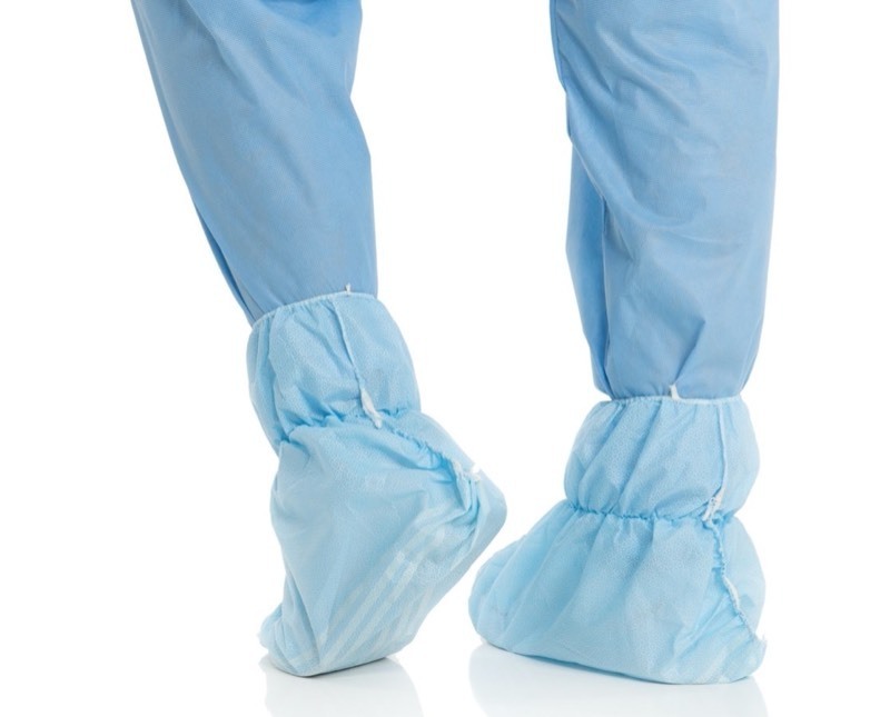 lot 134 image: New Large Box of 150 Total Kimberly-Clark Hi Guard Regular Full Coverage Footwear Covers, Universal Size