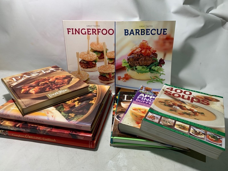 lot 143 image: 10pc Cook Book Bundle (A)