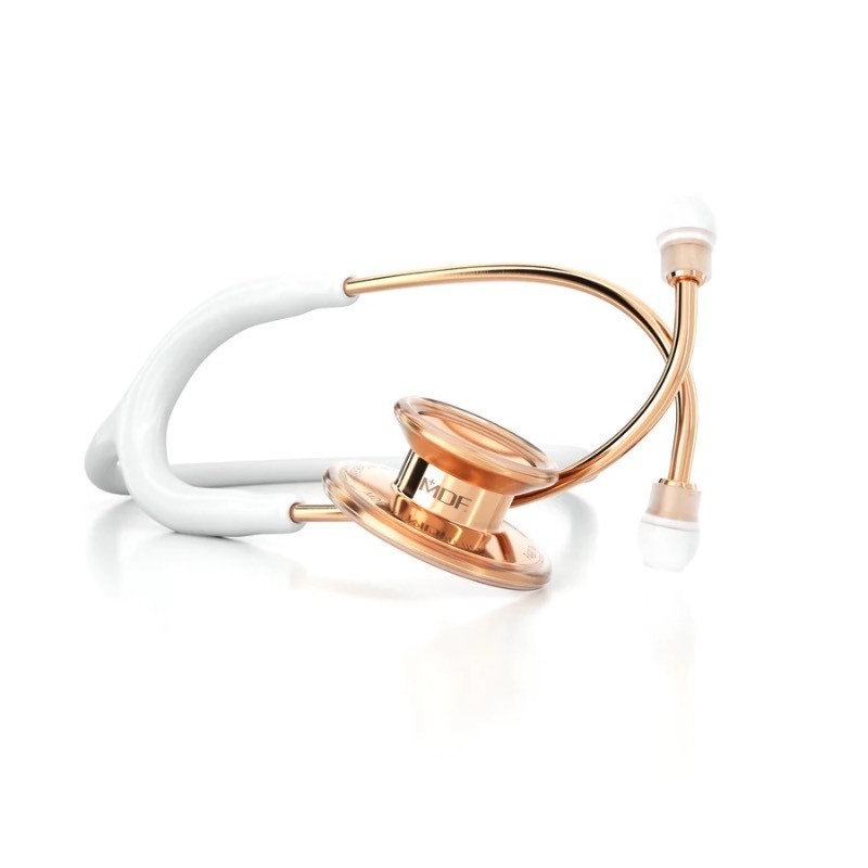 lot 72 image: New MD ONE ADULT STETHOSCOPE - White Rose Gold