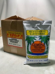lot 68 image: 1 - 20lbs Box of Professional Bartender Lemon Sweet & Sour Cocktail Mix