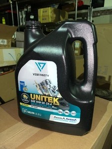 lot 2 image: 1 New Gallon of Viscosity Unitek 3000K SAE 10W-30 CK-4 Diesel Engine Oil All-Makes
