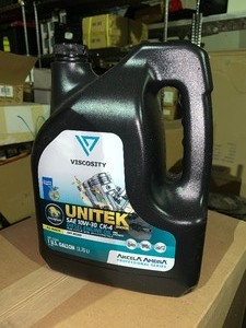 lot 3 image: 1 New Gallon of Viscosity Unitek 3000K SAE 10W-30 CK-4 Diesel Engine Oil All-Makes