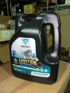 lot 4 image: 1 New Gallon of Viscosity Unitek 3000K SAE 10W-30 CK-4 Diesel Engine Oil All-Makes