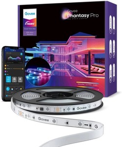 lot 16 image: New Govee RGBIC Phantasy Pro Outdoor Indoor LED 32.8ft Strip Lights
