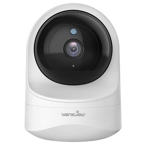 lot 17 image: Wansview Q6 1080PHD Wireless Security Monitor Camera, White