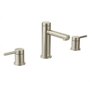 lot 64141 image: Align Brushed Nickel Two Handle Bathroom Faucet