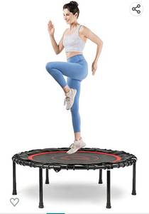 lot 64216 image: Pelpo 384048 Folding Mini Trampoline, Exercise Trampoline