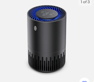 lot 64283 image: 3. Taotronics Large Room True HEPA Air Purifier Black Cleaner Remove Odor Dust