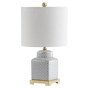 lot 67010 image: Jonathan Y Cleo 21.5 Ceramic, Metal Ginger Jar Led Table Lamp