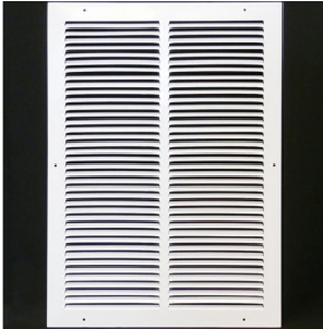 lot 67023 image: Flat Stamped Steel Return Grille