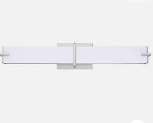 lot 67026 image: Cloudy Bay 3 Color LED Bathroom Vanity Light