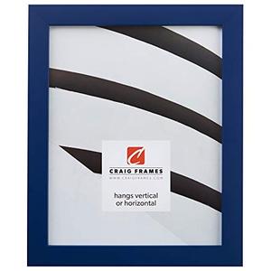 lot 67029 image: Craig Frames Confetti, Modern Blue Picture Frame, 11 x 14 Inch