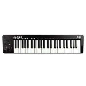 lot 67042 image: Alesis Q49 MKII 49-Key USB MIDI Keyboard Controller, unable to test, plug is USB type