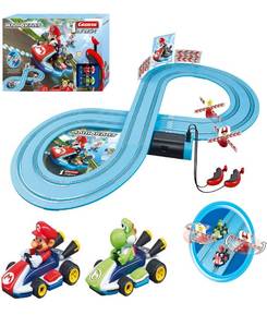 lot 67050 image: Carrera First Mario Kart Beginner Slot Car Racing Track Set, may or may not be complete not fully inspected outside of box