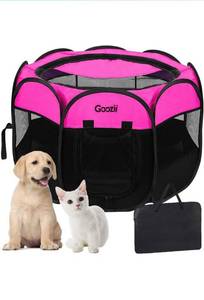 lot 67051 image: Portable Large Pet Cat Playpen for Indoor Outdoor Cats, used, not fully inspected outside of box