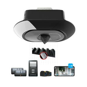 lot 67068 image: CHAMBERLAIN Secure View Garage Door Opener w LED Lights and Camera