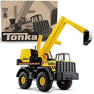 lot 67073 image: Tonka Steel Classics Toughest Mighty Excavator
