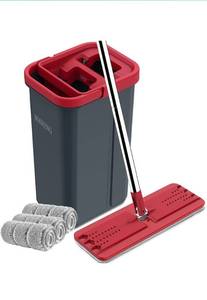 lot 67074 image: BOSHENG Mop and Bucket with Wringer Set
