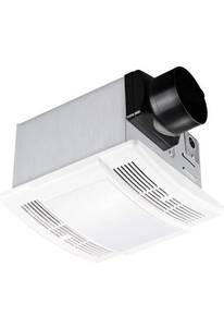 lot 67098 image: Tech Drive Very-Quiet 90 CFM, 1.5 Sone Bathroom Ventilation and Exhaust Fan With LED light 3000K 1100LM, used, missing hardware