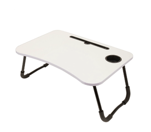 lot 67112 image: Bed Tray with Media Slot and Cup Holder (Damage shown in Picture)