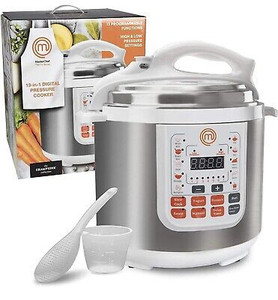 lot 67166 image: Masterchef 13 In 1 6 Quart Pressure Cooker