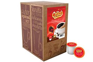 lot 67177 image: Cellas Chocolate Cherry Flavored Coffee, Compatible With 2.0 Keurig K Cup Brewers, 40 Count (Pack of 1)