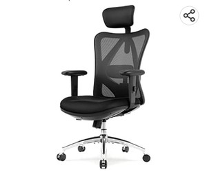 lot 67190 image: SIHOO Ergonomic Office Chair, not fully inspected outside of box