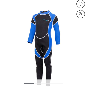 lot 67246 image: HiSEA Wetsuit Girls Boys Zippered Long Sleeve Diving Swimsuit Quick Dry One Piece Chlidren Surf Suit for Water Sports