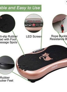 lot 67248 image: RAVS Vibration Plate Exercise Machine Whole Body Workout Machine Vibration Fitness Platform Machine