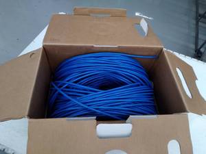 lot 67264 image: TSCables cat6 plenum UTP solid CMP 4 pair wiring, unknown amount