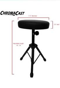 lot 67274 image: ChromaCast CC-DTHRONE Universal Drum and Keyboard Throne