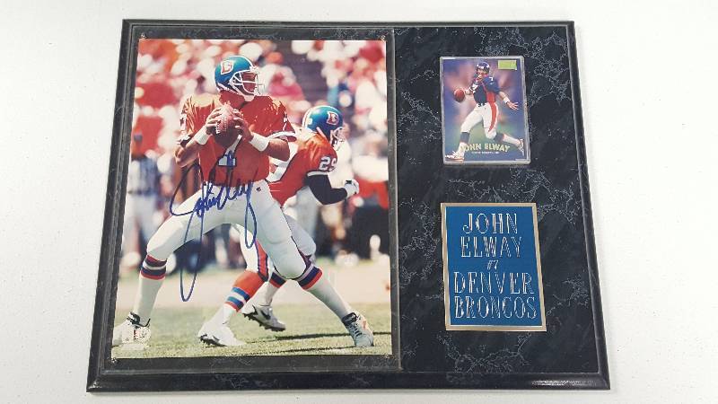 John Elway Autographed Card